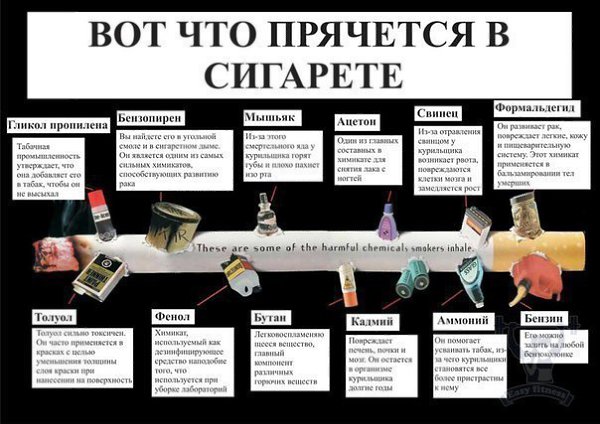 Вы все еще курите? Тогда читайте! Исследования также показывают, что сигареты содержат довольно ...