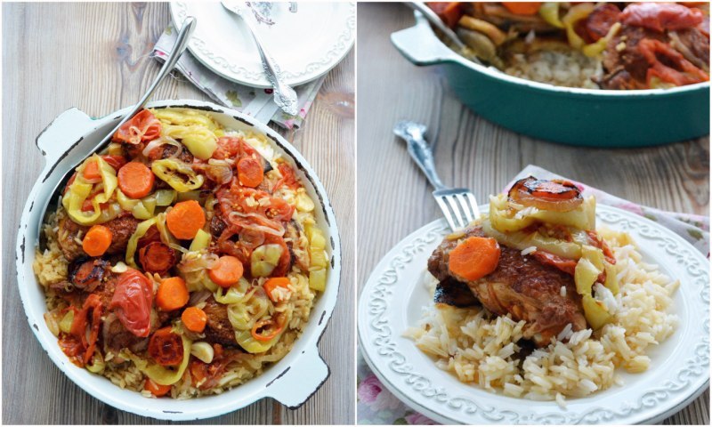 Рис с курицей и овощами. Сегодня пришла с рецептом очень вкусного,яркого,сытного блюда! В нем все на ...