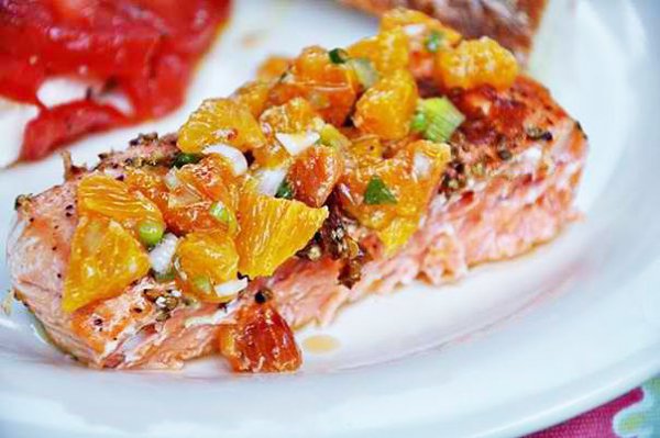 Филе лосося с апельсинами. Очень вкусным получается лосось по этому рецепту, с апельсиновыми ... - 7