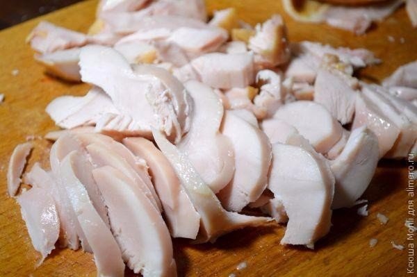 Салат с грибами и сыром