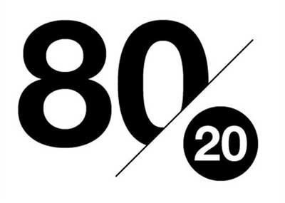 Принцип 80\20 учит, как при меньших затратах достигать максимального результата. Важно вкладывать ...