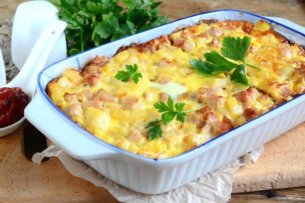 Быстрая запеканка (проще простого).Быструю картофельную запеканку я готовлю очень часто. Основой ее ...
