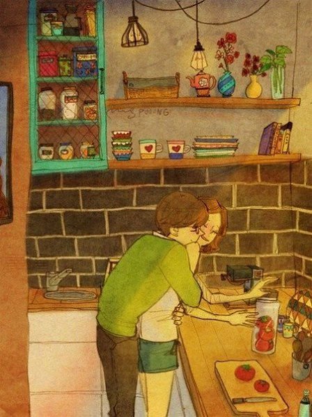 Поругалась с мужем. Сижу на кухне. Обидно. Видеть его не хочу. Заходит, ставит три бутылки ...