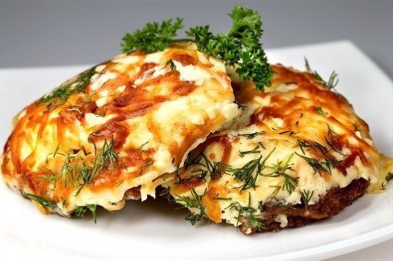 МЯСО ПО-КУПЕЧЕСКИ С ГРИБАМИ.Мясо по-купечески с грибами приятно для животика ... - 2