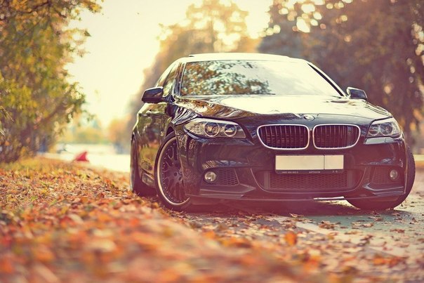 Black BMW 550 xDrive F10