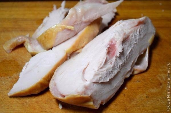 Салат с грибами и сыром
