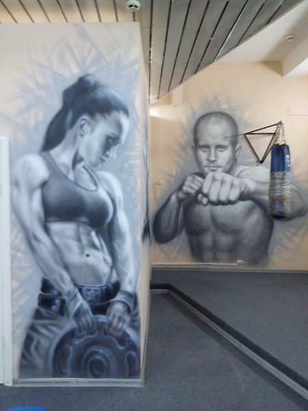 Пару атмосферных Graffiti работ в GYM от подписчика! Artem XIII Chance. - 10