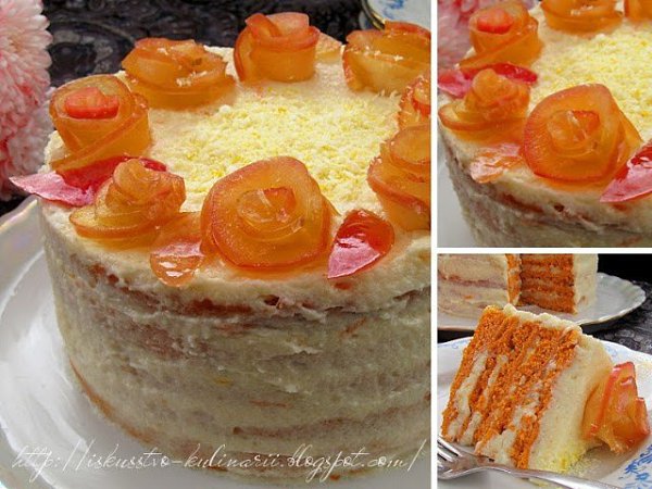 ВЕЛИКОЛЕПНЫЙ ТОРТИК «РЫЖАЯ ГАЛИНКА» - ЯРКИЙ, КРАСИВЫЙ, АРОМАТНЫЙ, ВКУСНЫЙ!!!! Сегодня хочу угостить ... - 2