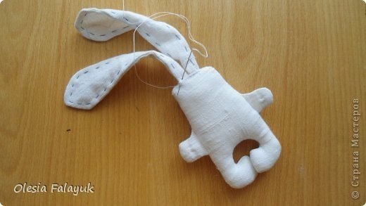 Зайка сплюшкин :) Выкройка и мастер-класс. - 6