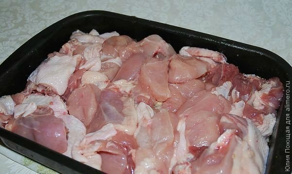 Курица, запеченная с гречкой.Крупа пропитывается соком мяса, получается гречневая каша божественного ... - 3