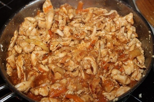 Курица в кисло-сладком соусе