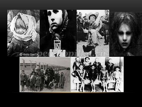 Они были уже далеко от блокады –.Вывозимые в тыл ленинградские дети.Где-то там, позади артобстрелов ...