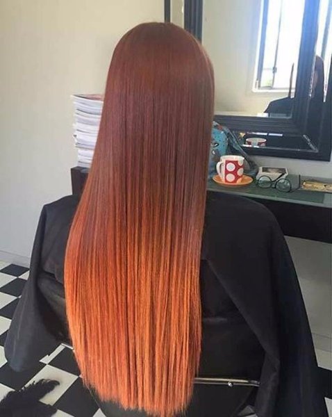 Балаяж для рыжих волос. Нравится? #волосы@woman.blog