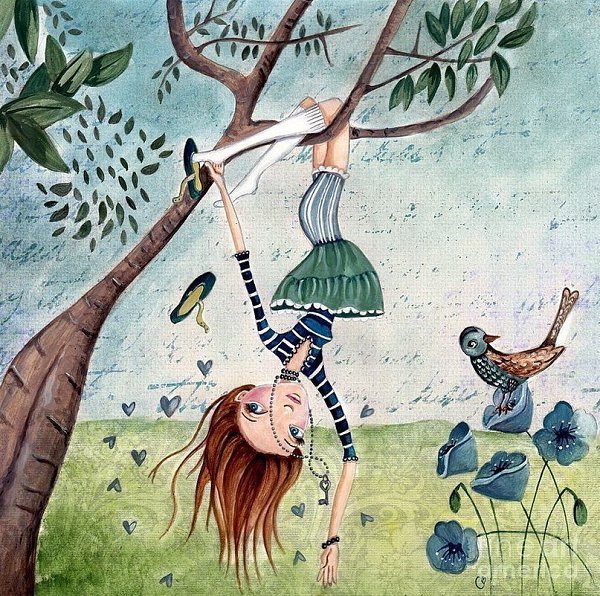 Если женщина ведет себя, как ребенок, значит, она счастлива.