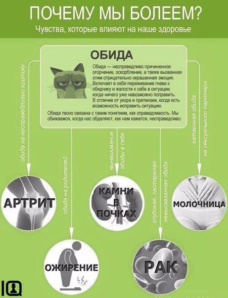 Психосоматика или чувства, которые влияют на наше здоровье: - 2