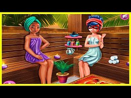 Princess Moana And Miraculous Ladybug - Polynesian Exotic Sauna. Kids games for girls.