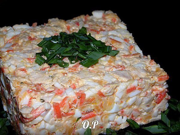 Подборка салатов от Ольги Романовой. 1. Салат с грибами и ветчиной. Для приготовления потребуется: ... - 7