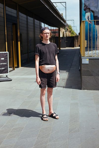 Поясные сyмки Dadbag с принтом