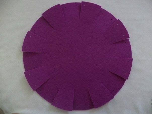 Корзинка из фетра. - 8