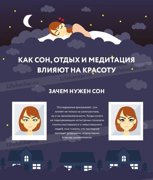 Как сон и отдых влияют на красоту.А сколько часов спишь ты?