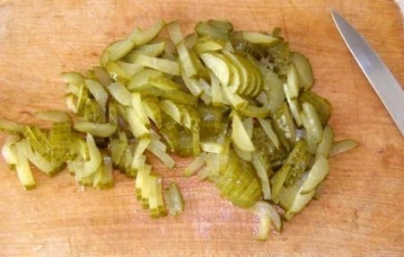 Салат с сухариками