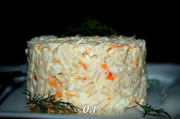Подборка салатов от Ольги Романовой. 1. Салат с грибами и ветчиной. Для приготовления потребуется: ... - 8