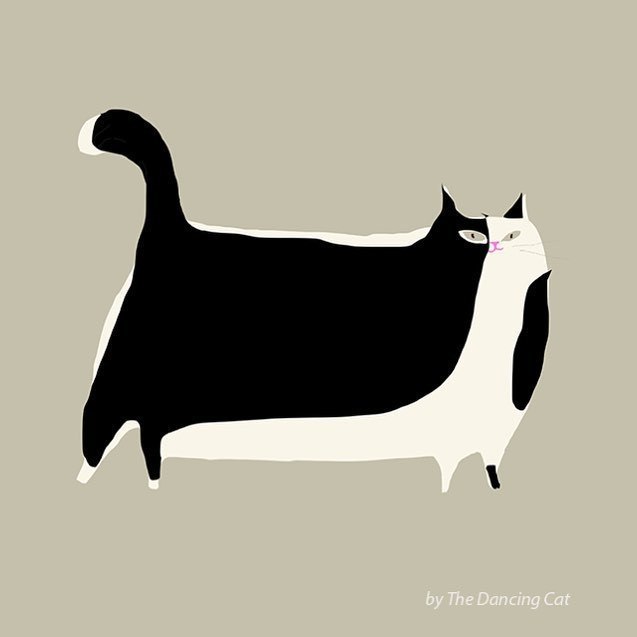 The Dancing Cat Art
