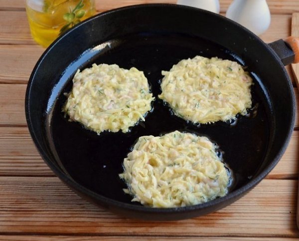 Дранки с ветчиной и сыром.Быстро и очень просто! Домашние просто обожают! Сохрани ... - 6