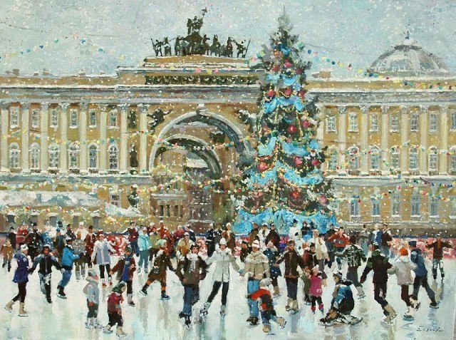 Выставка «По набережным, улицам, проспектам». Знакомые каждому петербуржцу работы талантливейшего ...