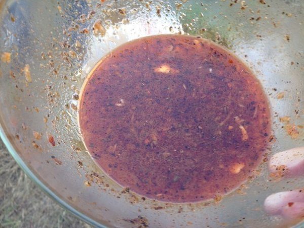 Ещё один рецепт шашлыка.Нам нужно.Хорошее мясо из свинины ( шея ) 1 кг. Я делал на двоих.Лук ... - 3