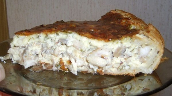 ВКУСНЕЙШИЙ ПИРОГ.ИНГРЕДИЕНТЫ: 400 гр. куриного мяса (грудки). 1 банка консервированных шампиньонов. ...