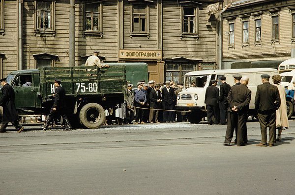 Советская Москва 50-х годов в фотографиях Харрисона Формана