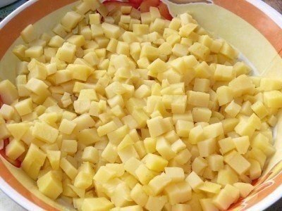 Крестьянский завтрак. Ингредиенты: картофель вареное мясо или колбаса яйца куриные сметана или ... - 3