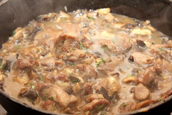 Паста с индейкой и грибами .Белые грибы сушеные 30.0 граммФарфалле 300.0 граммСоль 1.5 ч.л.Оливковое ... - 7