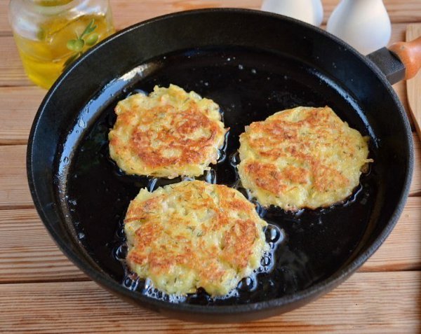 Дранки с ветчиной и сыром.Быстро и очень просто! Домашние просто обожают! Сохрани ... - 7