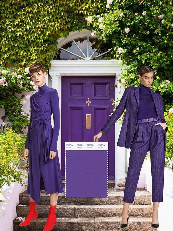   Pantone    2018  - Ultra Violet (). - 7