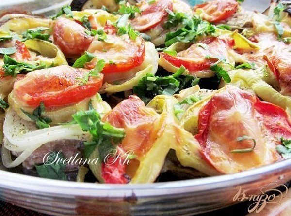 Баклажаны с мясом и овощами.Простое и вкусное блюдо, совмещает в себе мясо и ... - 7