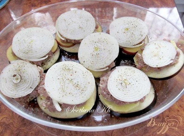 Баклажаны с мясом и овощами.Простое и вкусное блюдо, совмещает в себе мясо и ... - 4