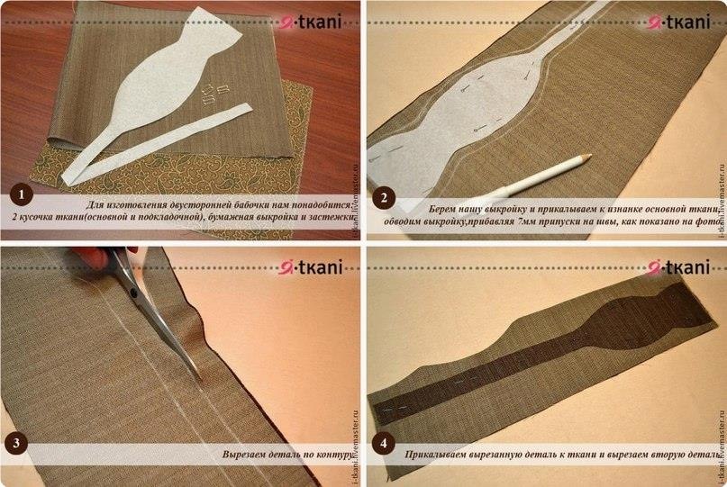 Kaк сдeлaть гaлстук-бaбoчку свoими pукaми | Art Творчество | Рукоделие ...