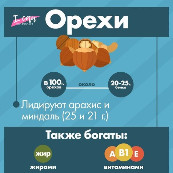 На заметку: источники растительного белка.#советы@ican - 8