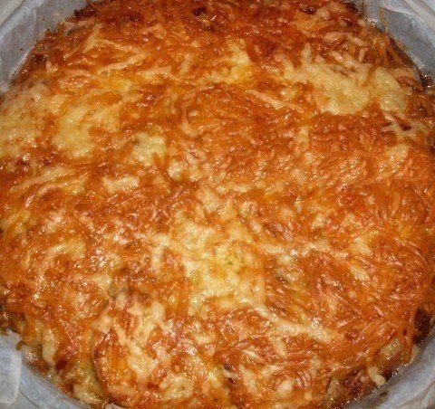 Кабачковый пирог - запеканка.Ингредиенты и приготовление:Два маленьких кабачка (можно взять один ...