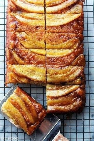 Бананово-карамельный пирог-перевертыш. Банан и карамель - прекрасная пара, а в компании с мягким ... - 2