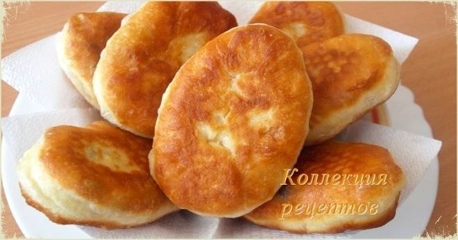 Жареные пирожки с луком и яйцом.Ингредиенты:мука – 4 стакана;молоко или вода – 1 стакан;яйцо – 1 ...