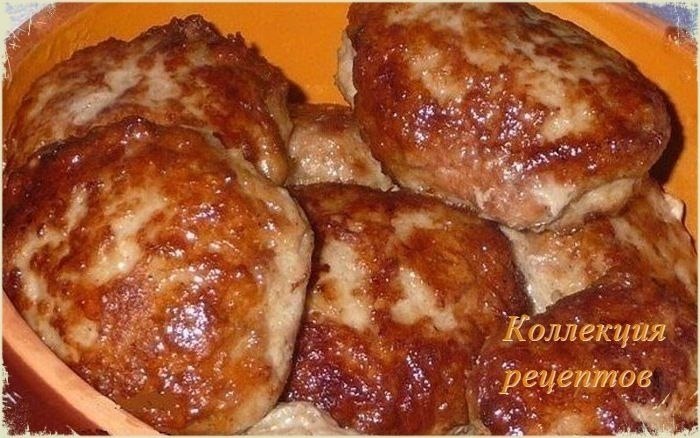Котлеты по рецепту бабушки Зины. Ингредиенты: 1-1,5 кг фарша (у меня свинина + говядина) 3-4 средних ...