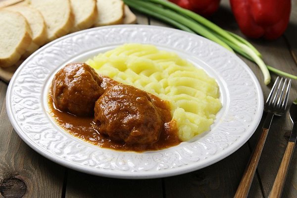 Котлеты в подливе как в столовой.ИнгредиентыДЛЯ КОТЛЕТ:900 г мяса200 г белого хлеба200-250 мл ...