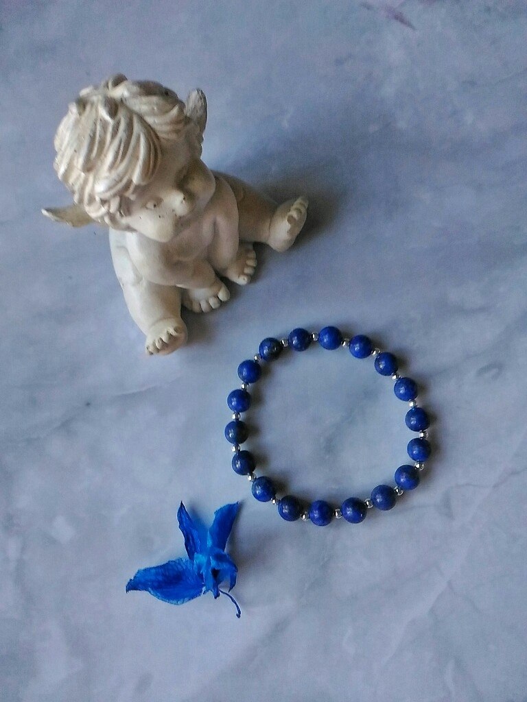 Браслет из Небесного лазурита.Для очаровательной Натали Знак зодиака Дева . Одна из красивых, ...