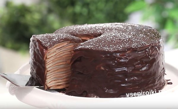 Вкуснейший шоко-блинный тортик.Для блинов:1 яйцо750 мл молоко5 ст. л. сахарного песка1 ч.л. без ... - 3