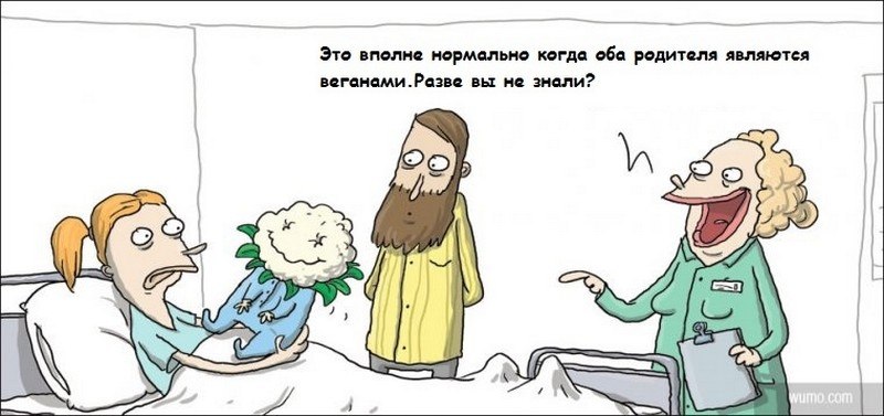 ВЕГЕТАРИАНСТВО - ПСИХИЧЕСКОЕ ОТКЛОНЕНИЕ.Есть 2 причины, которые ставят адепты травы во главу угла:1. ...