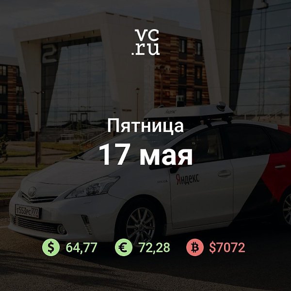 Итоги дня. «Яндекс.Такси» стал искать водителей по соседним районам при нехватке свободных машин — ...