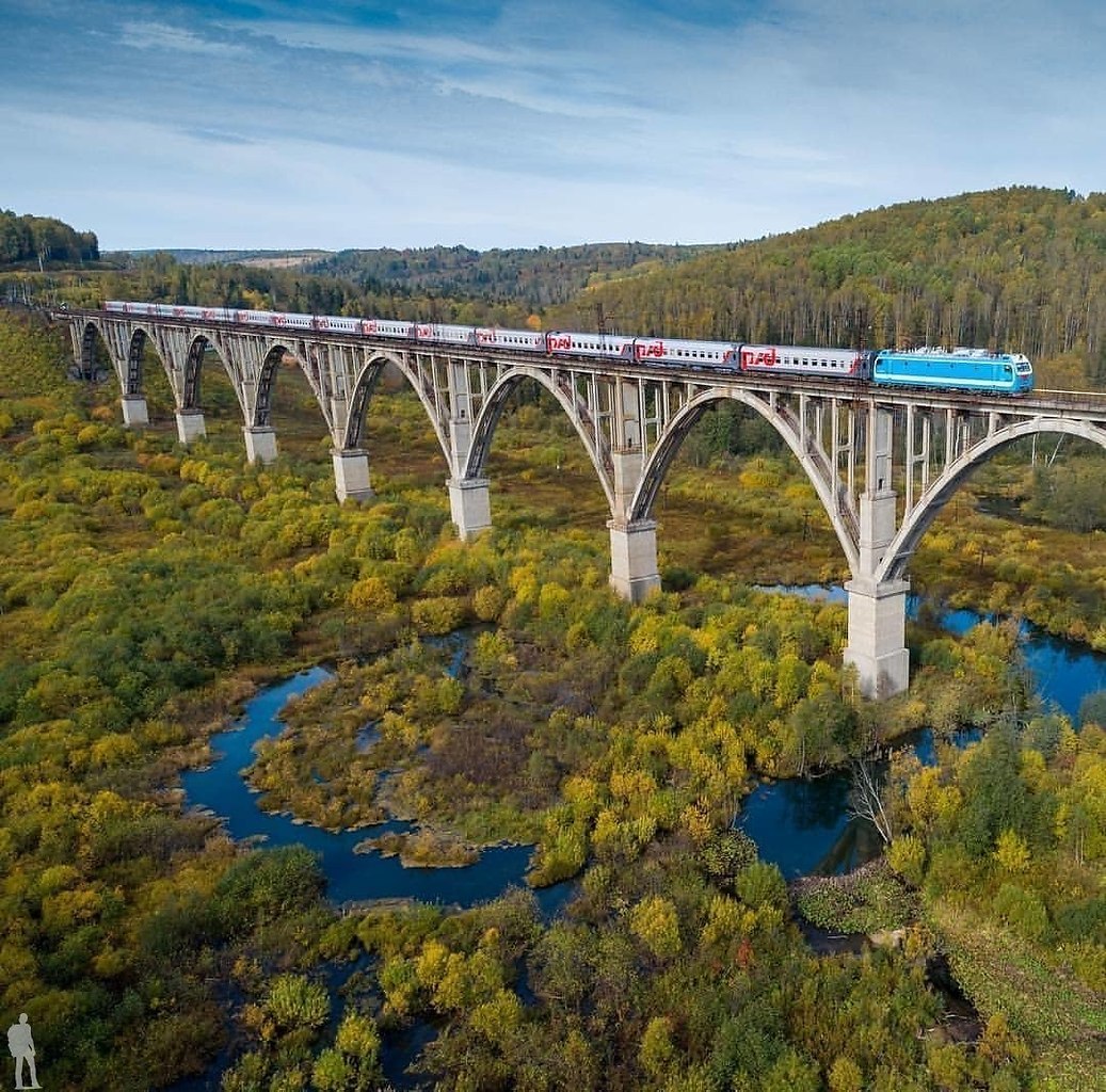 красивые железнодорожные мосты